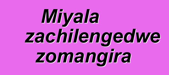 Miyala zachilengedwe zomangira