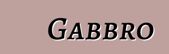 Gabbro