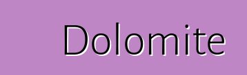 Dolomite