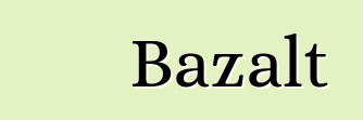 Bazalt