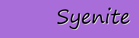 Syenite