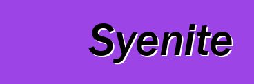 Syenite