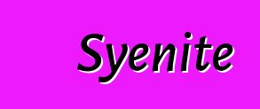 Syenite