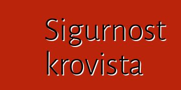 Sigurnost krovišta