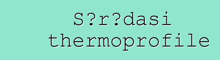 Sɔrɔdasi thermoprofile