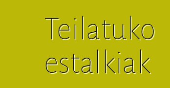 Teilatuko estalkiak