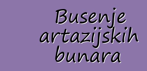 Bušenje artazijskih bunara