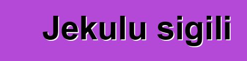 Jɛkulu sigili